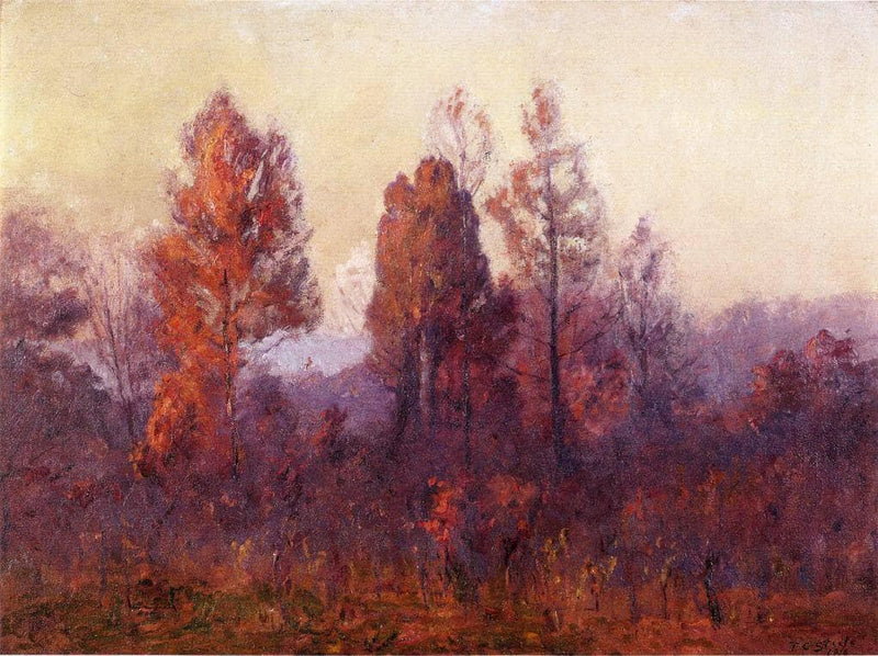 Last Hour of the Day by T. C. Steele — Oil Painting Reproduction