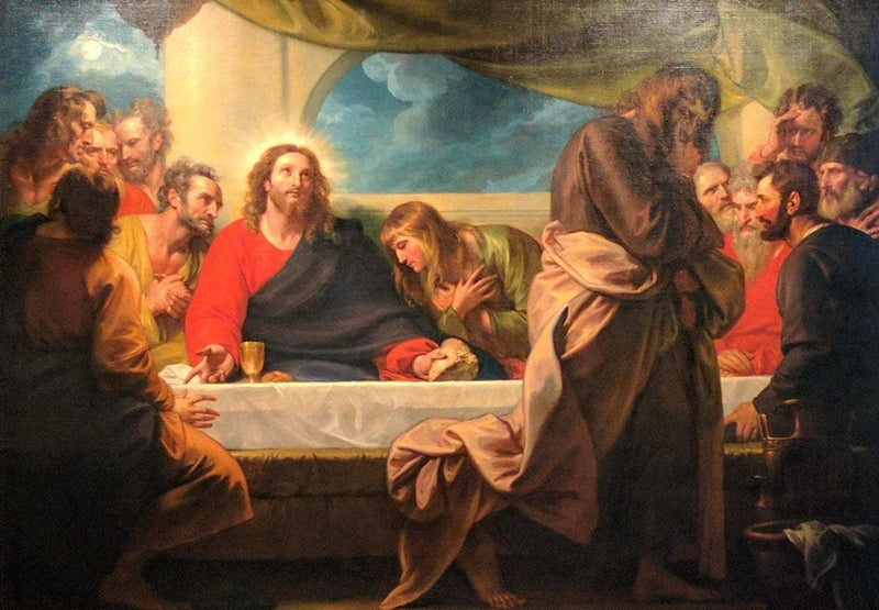 Last Supper by Benjamin West — Oil Painting Reproduction