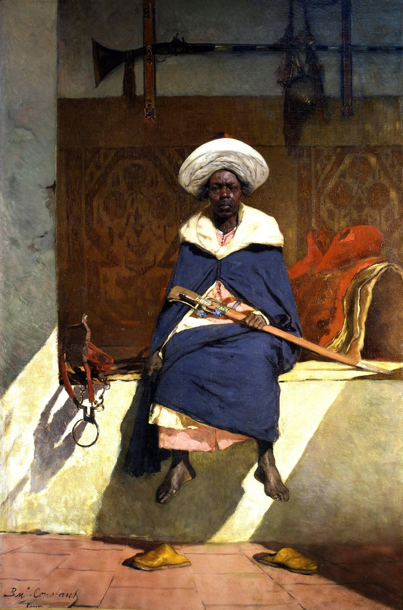 Le Caïd Marocain Tahamy by Benjamin Constant — Oil Painting Reproduction