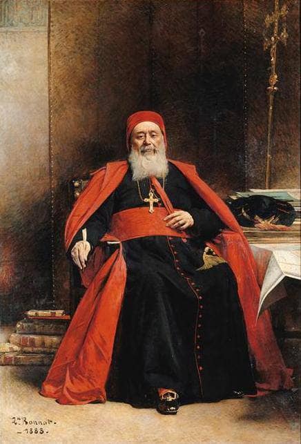 Le cardinal Charles Lavigerie by Leon Bonnat — Oil Painting Reproduction