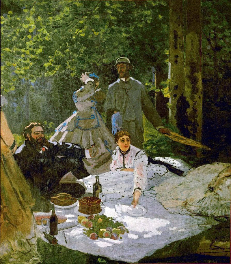 Le Déjeuner sur l'herbe by Claude Monet — Oil Painting Reproduction