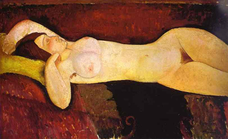 Le grand nu (The Great Nude) by Amedeo Modigliani — Oil Painting Reproduction