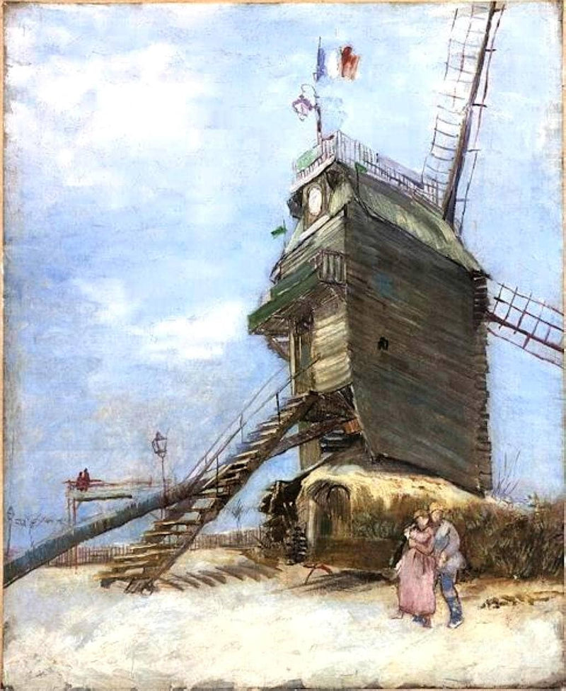 Le Moulin de la Galette 4 by Vincent van Gogh — Oil Painting Reproduction