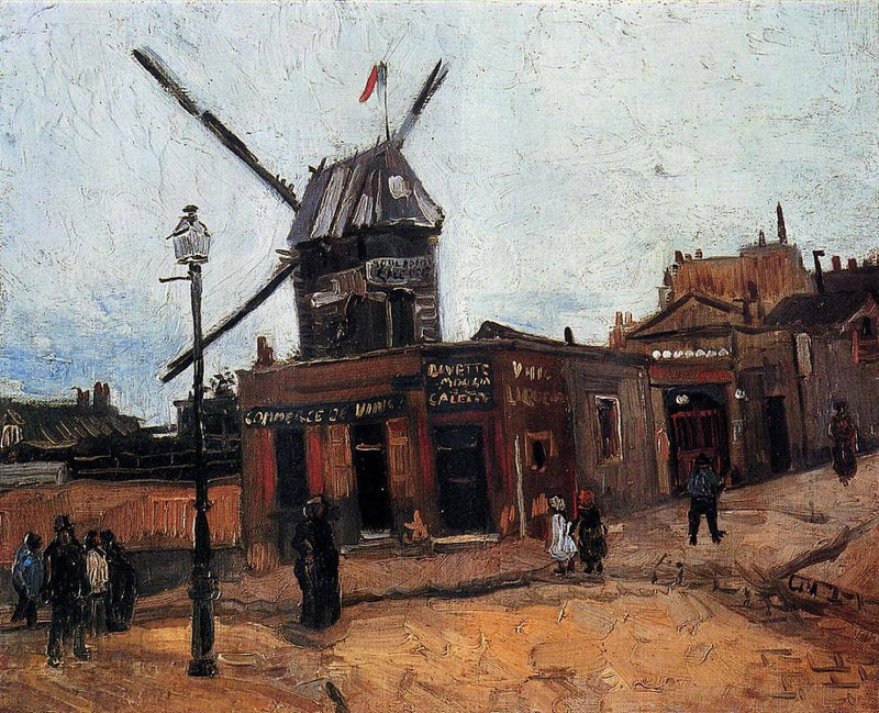 Le Moulin de la Galette by Vincent van Gogh — Oil Painting Reproduction