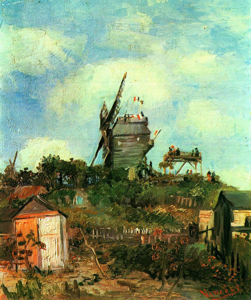 Le Moulin de la Gallette 3 by Vincent van Gogh — Oil Painting Reproduction