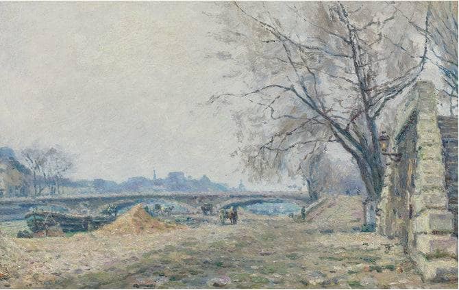 Le Pont De Solférino by Maximilien Luce — Oil Painting Reproduction