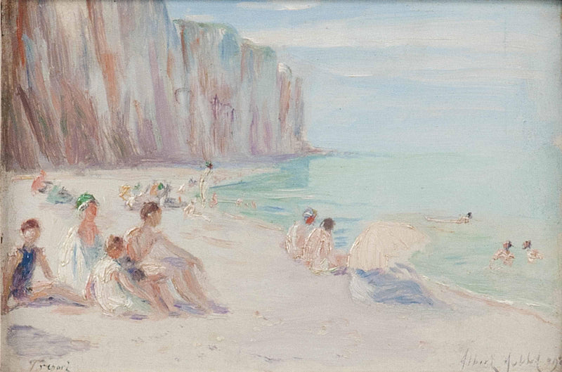 Le Tréport, France by Albert Aublet — Oil Painting Reproduction