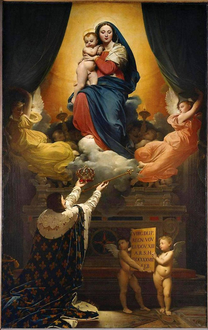 The Vow of Louis XIII by Jean Auguste Dominique Ingres — Oil Painting Reproduction