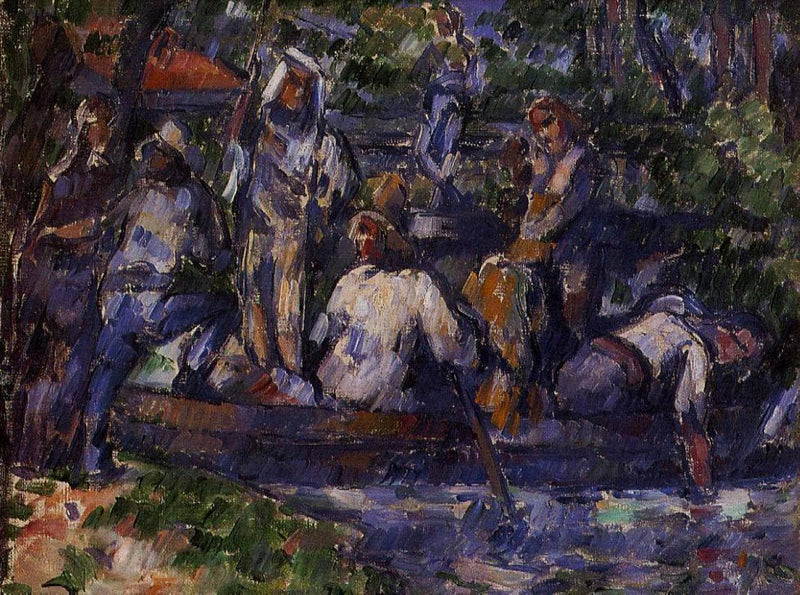 Leaving on the Water by Paul Cezanne — Oil Painting Reproduction