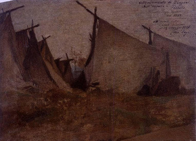 Gypsy camp in kitchen