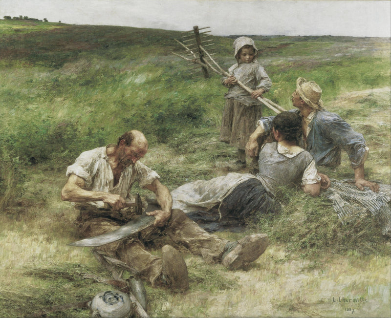Haymaking by Léon Augustin Lhermitte — Oil Painting Reproduction