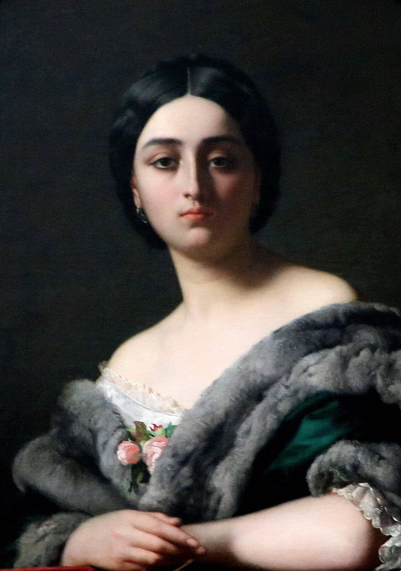 Léonide (or Monna Belcolore) by Henri Lehmann — Oil Painting Reproduction