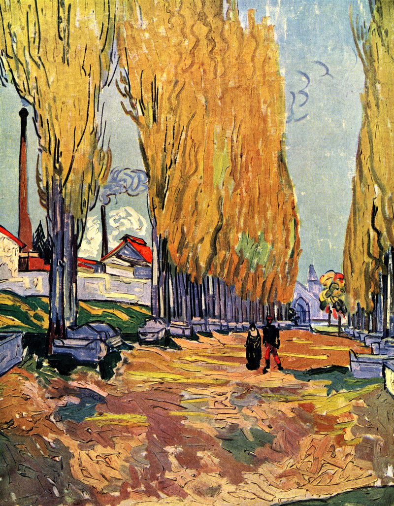 Les Alyscamps by Vincent van Gogh — Oil Painting Reproduction