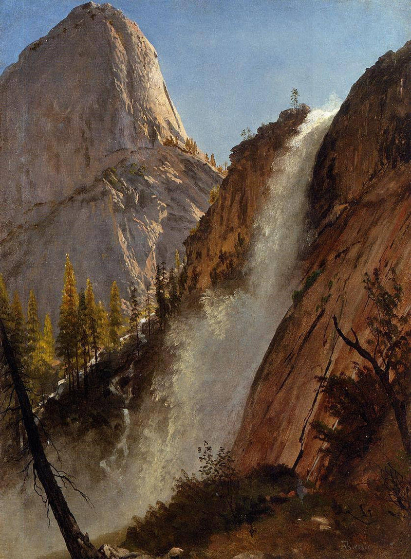 Liberty Cam, Yosemite by Albert Bierstadt — Oil Painting Reproduction