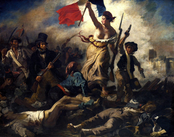 Liberty Leading the People, by Eugene Delacroix, 1830, oil on canvas.