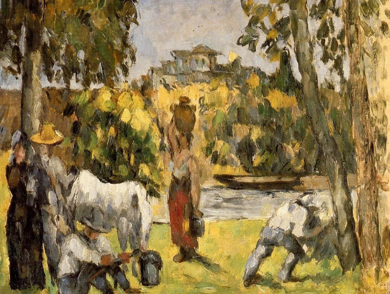 Life in the Fields by Paul Cezanne — Oil Painting Reproduction