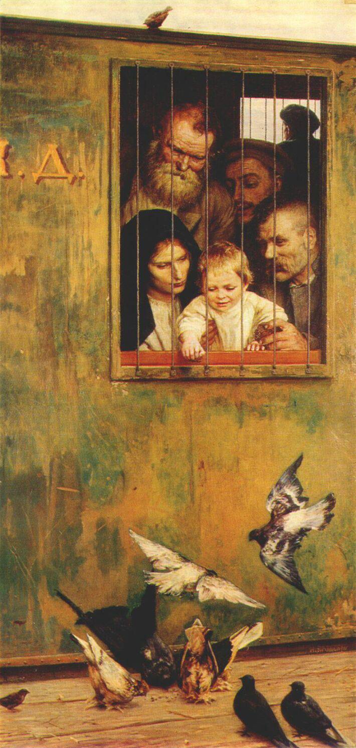 Life Is Everywhere by Mykola Yaroshenko, Oil Painting Reproduction