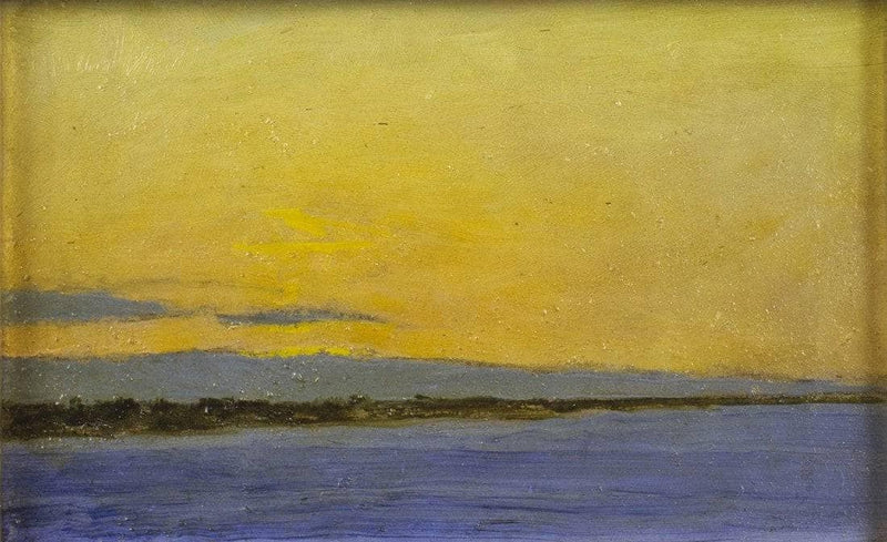 Light on the lagoon by Angelo Morbelli — Oil Painting Reproduction