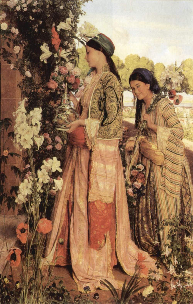 Lilium Auratum by John Frederick Lewis — Oil Painting Reproduction