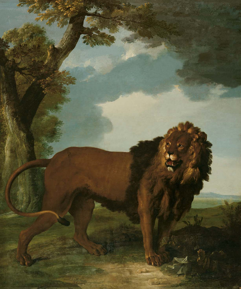 Lion by Jean-Baptiste Oudry — Oil Painting Reproduction
