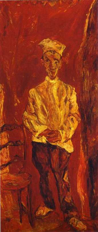 Little Pastry Cook by Chaim Soutine, Oil Painting Reproduction