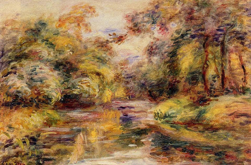 Little River by Pierre-Auguste Renoir — Oil Painting Reproduction