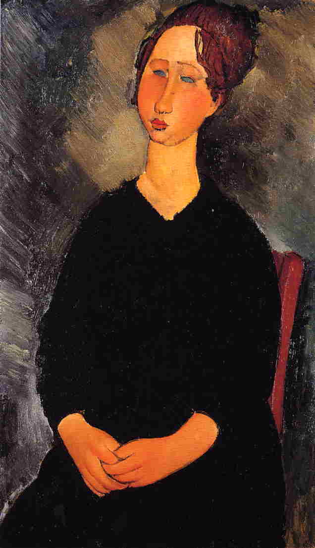 Little Serving Woman by Amedeo Modigliani — Oil Painting Reproduction