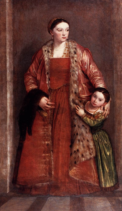 Livia da Porto Thiene and her Daughter Porzia in living room