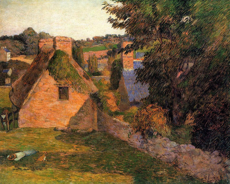 Lollichon Field by Paul Gauguin — Oil Painting Reproduction