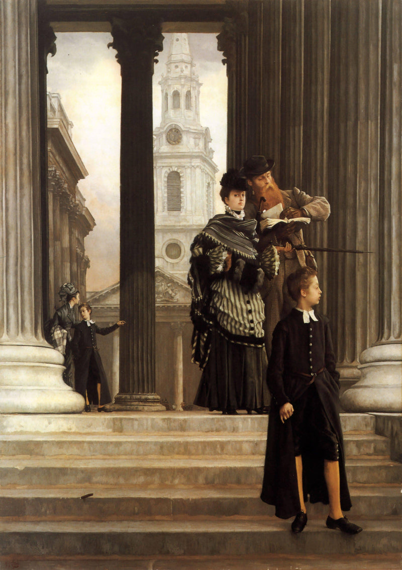 London Visitors by James Tissot — Oil Painting Reproduction