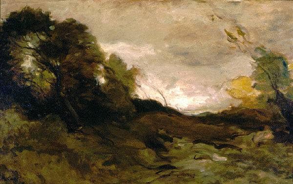 Lonesome Valley by Camille Corot — Oil Painting Reproduction