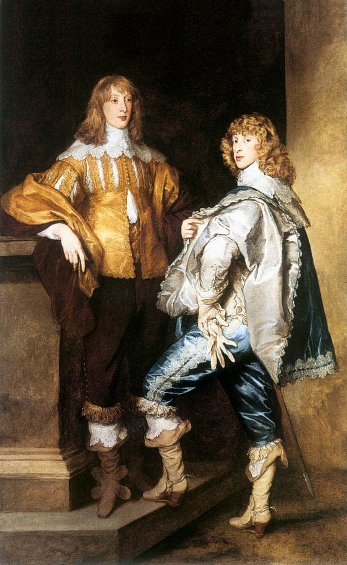 Lord John and Lord Bernard Stuart by Anthony van Dyck — Oil Painting Reproduction