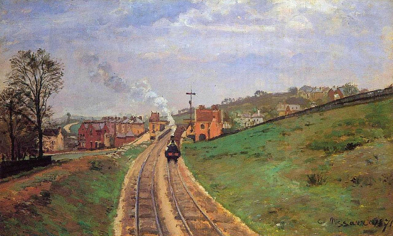 Lordship Lane Station, Dulwich by Camille Pissarro — Oil Painting Reproduction