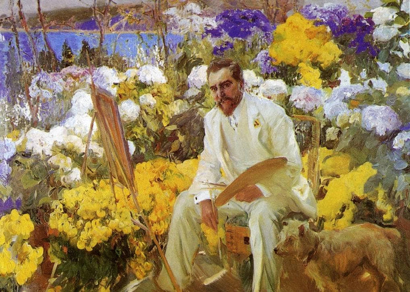 Louis Comfort Tiffany by Joaquín Sorolla — Oil Painting Reproduction