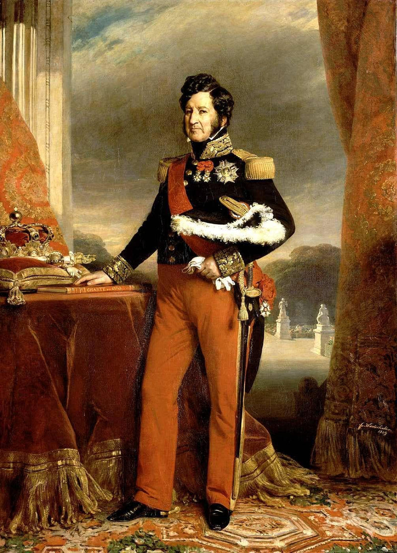 Louis-Philippe I, King of France by Franz Xaver Winterhalter — Oil Painting Reproduction