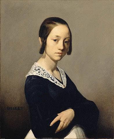 Louise-Antoinette Feuardent by Jean-Francois Millet — Oil Painting Reproduction