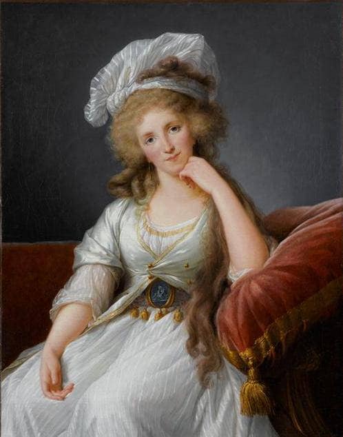 Louise Marie Adélaïde de Bourbon-Penthièvre by Louise Elisabeth Vigee Le Brun — Oil Painting Reproduction