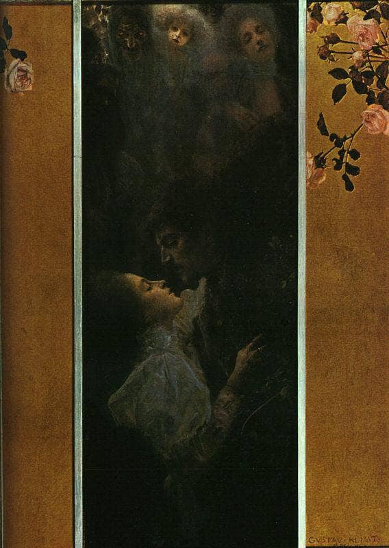 Love by Gustav Klimt — Oil Painting Reproduction