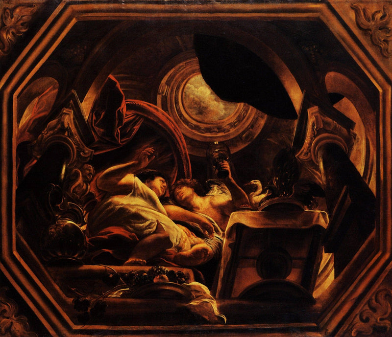 Love of Cupid and Psyche by Jacob Jordaens — Oil Painting Reproduction