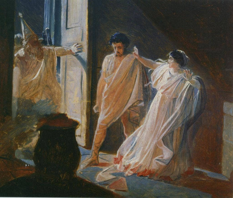 love of Vestal by Nikolai Ge — Oil Painting Reproduction