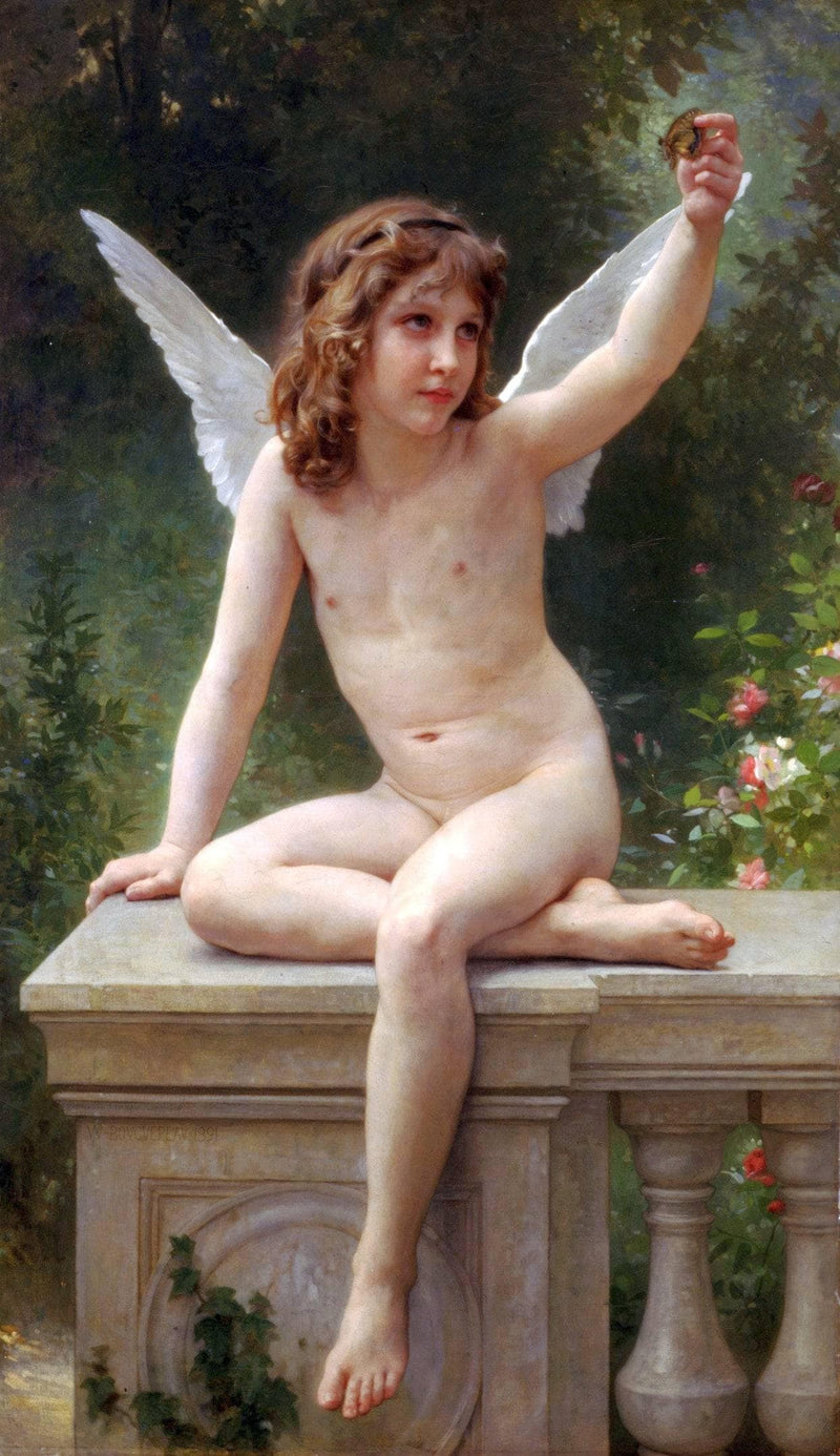 Love on the Look by William-Adolphe Bouguereau — Oil Painting Reproduction