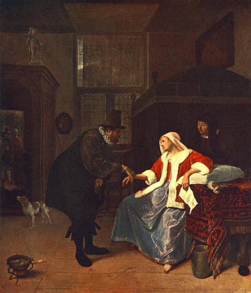 Love Sickness by Jan Steen — Oil Painting Reproduction