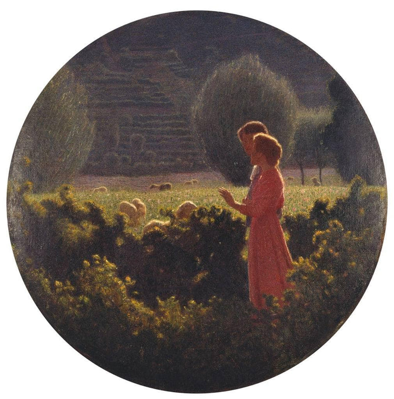 Loving walk by Pellizza da Volpedo — Oil Painting Reproduction
