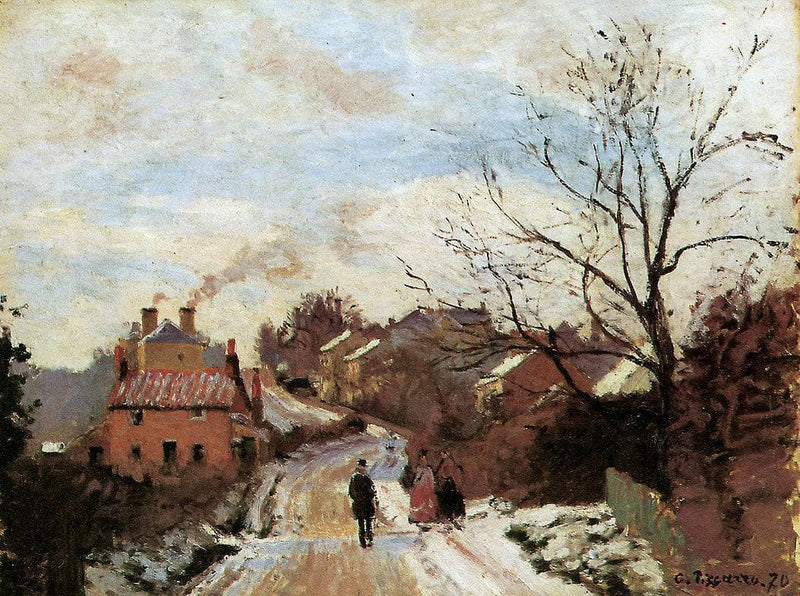 Lower Norwood by Camille Pissarro — Oil Painting Reproduction
