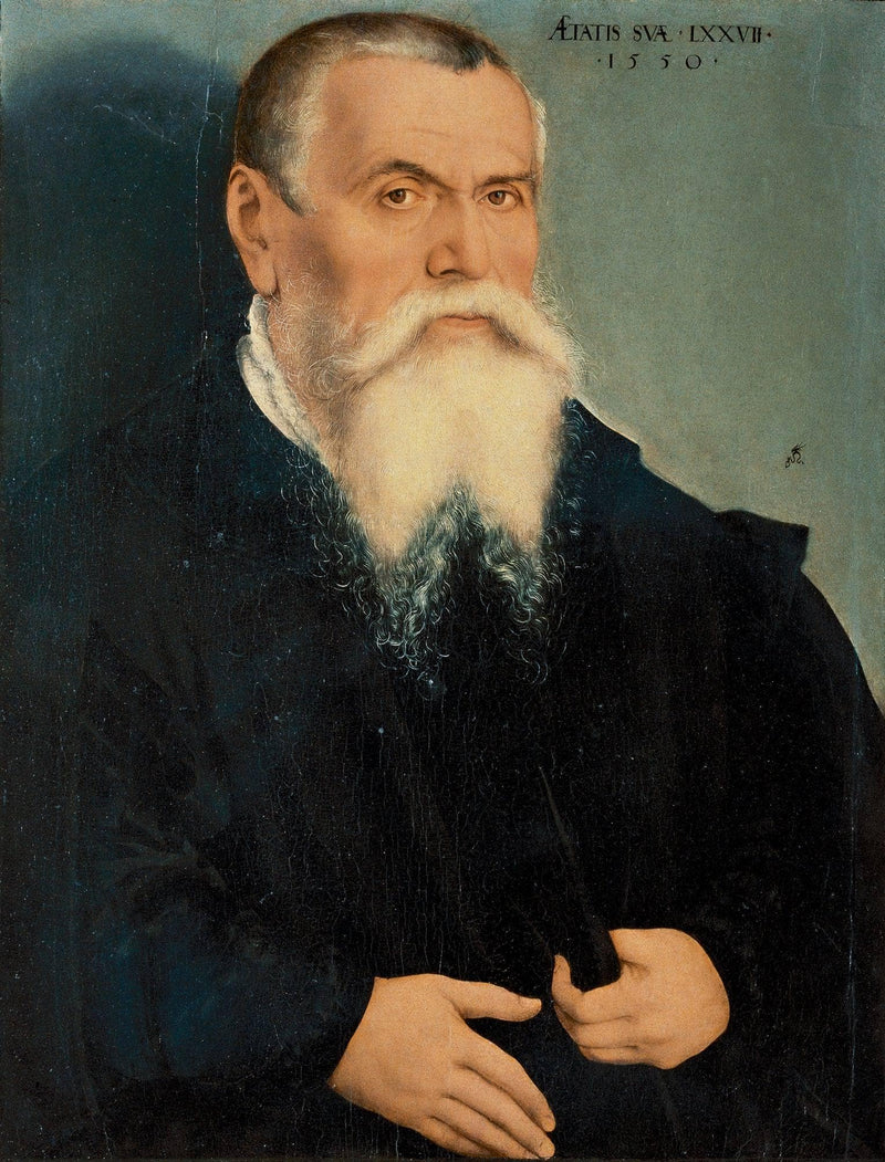 Portrait of Lucas Cranach the Elder by Lucas Cranach the Elder — Oil Painting Reproduction
