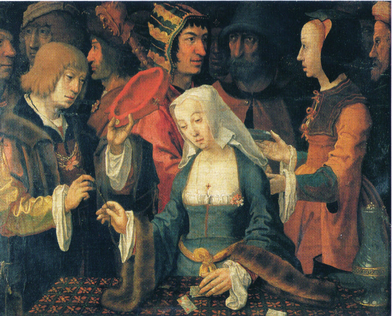 The Fortune-teller by Lucas van Leyden — Oil Painting Reproduction