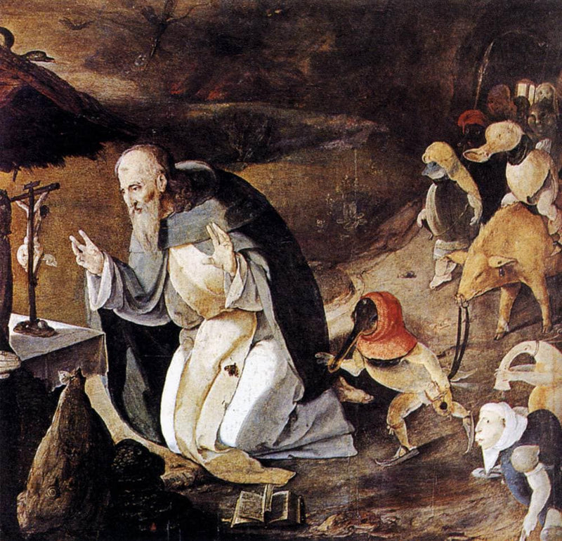 The Temptation of St Anthony by Lucas van Leyden — Oil Painting Reproduction