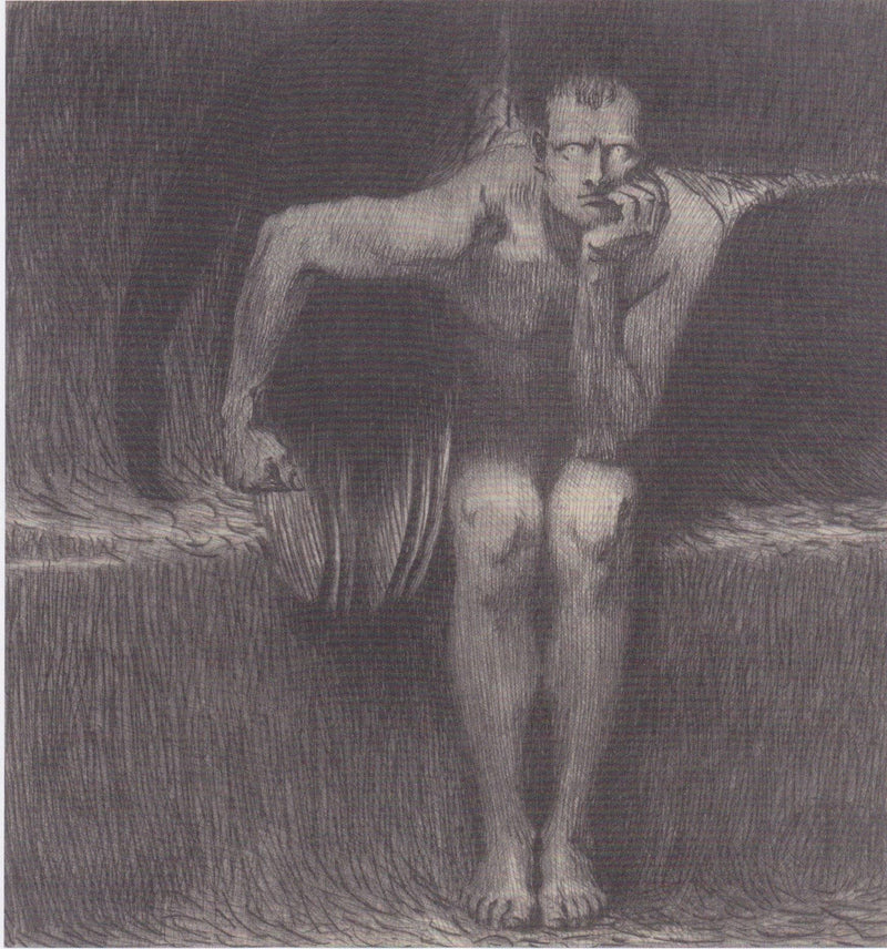 Lucifer by Franz Stuck — Oil Painting Reproduction