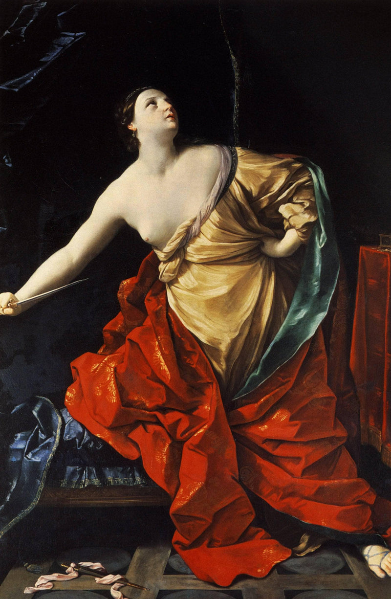 Lucretia by Guido Reni — Oil Painting Reproduction