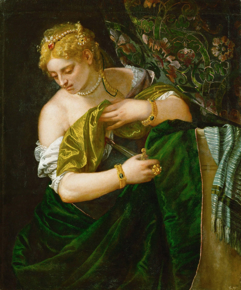 Lucretia by Paolo Veronese — Oil Painting Reproduction